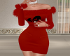 Love Red Fur Dress