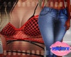 {S} Red Mesh Outfit V1