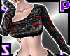 Riot Star Crop/ Red
