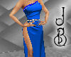 JB Blue Holiday Dress