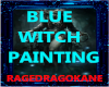 BLUE WITCH PAINTING