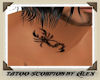tatoo neck scorpion