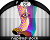 ~Dc) Nupaws Socks F
