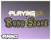 Playing RuneScape.
