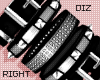 !!D Bracelets Silver R