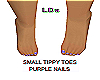 {LDs}Purple Toe Nails