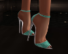 Mint Shimmer Heels