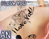 !AN! Tattoo back loveyou