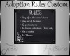 Jos~ Adoption Room Rules
