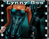 Corset Full Gothic Teal