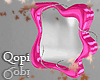 Deep Pink Y2K Mirror