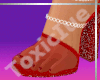 [T] Red Chain Shoes