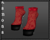 Red Lace Heels