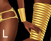 golden hoops bracelet  L