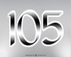 105 sign no background