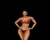 Deep Red Bathing Suit