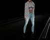 cardigan and jeans