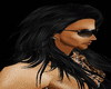 Warrior long black hair