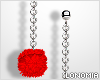 Red Plushie Earrings