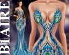 B1l Aquatic Feather Gown