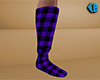 Purple Sock Plaid Tall M