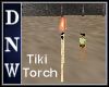 Tiki Torch Swag drape