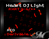 Red Heart DJ Light