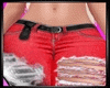 Rip Black Red Jeans