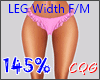 Legs Thighs 145%