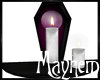 M* MG Coffin Wall Candle