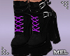 Mel-Platform Boots Lilac