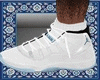 ALL WHITE 11'S