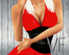[V]Sexy Punk Red Dress