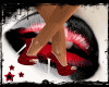 shoes red cebra