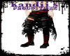 Red Goth Doll Pants+Boot