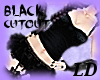 Black Cutout Lace Tank