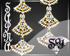 [SY]Gold Bridal earring