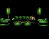 Green couch set