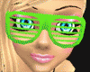 [C] Green Kanye Glasses