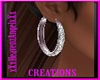 Diamonds  & Rose Hoops