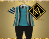 Wide Striped  Casual Fit