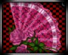 Pink Rose Fan