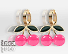 Pink Cerry Earrings