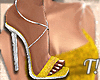 T! Ashli Gold Heels
