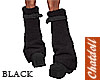 C] Fuzzy black Boots