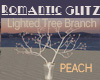 Lighted TreeBranch Peach