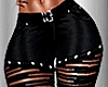 3R - Black Leather Pants