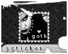 [D Goth Stamp
