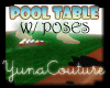 [Y]*Pool TABLE w/Poses!