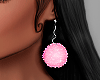 Ez. pink earrings